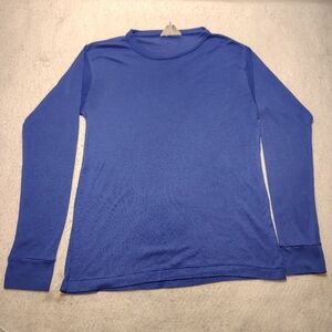 VINTAGE REI Capilene Shirt Men's Medium Blue Purple Long Sleeve Base Layer USA